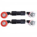 Gxywady Black Adjustable Racing Rear Suspension Camber Control Arms Kit Replacement For 1998-2000 Civic 1990-2001 Integra
