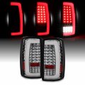 C Tube Led Tail Lights For 2000-2006 Chevy Tahoe Suburban 1500 2500 And Gmc Yukon Xl Chrome Housing Clear Lens Pair 