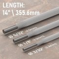 E7018 Low Hydrogen Carbon Steel Stick Welding Rods 1 8 In 5lb All Position Electrodes For Alloy Structurals And Power Plants