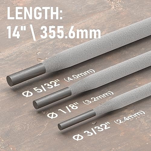 E7018 Low Hydrogen Carbon Steel Stick Welding Rods 1 8 In 5lb All Position Electrodes For Alloy Structurals And Power Plants