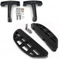 Httmt- Usmt216-124 216-109b-bk- Black Leaf Dominator Passenger Floorboard Knob Compatible With H-d Touring 93-08 07 06 Road