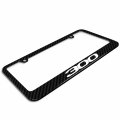 Ipick Image Made For Chrysler 300 Black Real 3k Carbon Fiber Glossy Finish License Plate Frame