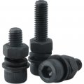 Hscrstar Grade M12x16mm 2sets 12 9 High Strength Hexagon Socket Head Cap Screw Bolt With Spring Washers And Plain Combination