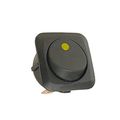 Yellow Led Rocker Toggle Switch 12v 25a Waterproof Round Dot 3 Pin On Off Pack Of 5 For Car Boat And Marine Dash Board 