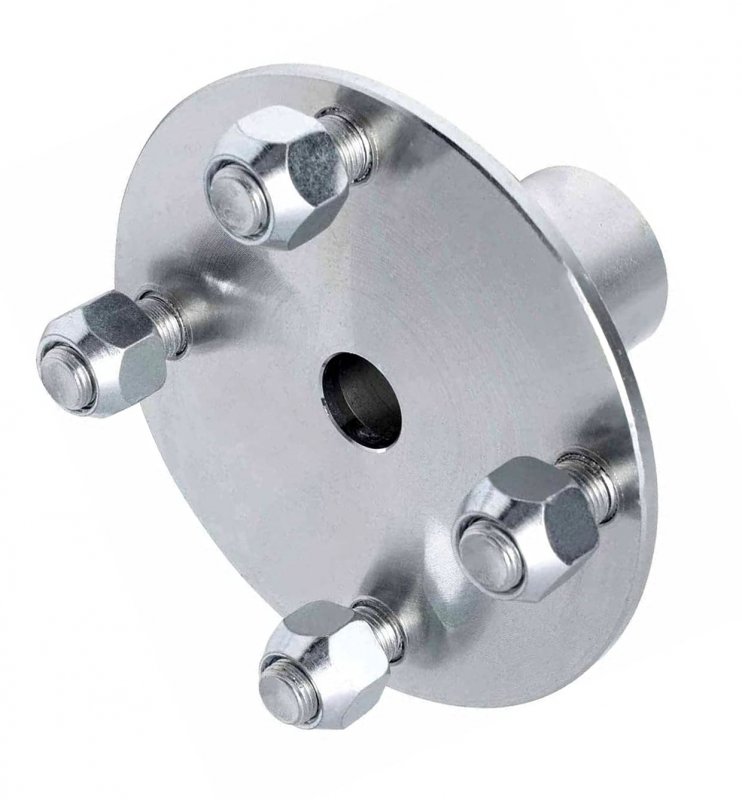 Adapter Hubs 1 In Live Axle 4 Lug For Atv Go Kart Trailer Zinc Plated Steel 2 Pack