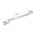 Uxcell 8mm X 10mm Metric 12 Point Offset Double Box End Wrench Chrome Plated Cr-v