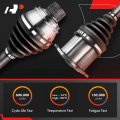 A-premium Pair 2 Front Cv Axle Shaft Assembly Compatible With Audi Q5011-2012 2 0l Driver And Passenger Side Replace 8r0407271b