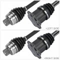 A-premium Pair 2 Front Cv Axle Shaft Assembly Compatible With Audi Q5011-2012 2 0l Driver And Passenger Side Replace 8r0407271b
