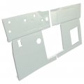 Kuafu Steel Floor Pan Compatible With 1947-1954 Chevrolet First Series Gmc Pick-up Panel Truck Galvanized Silvery Front Pair