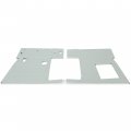 Kuafu Steel Floor Pan Compatible With 1947-1954 Chevrolet First Series Gmc Pick-up Panel Truck Galvanized Silvery Front Pair