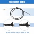 Truck Hood Release Cable For Volvo Vn 2004 Vnl Vnm 2005-2018 82601061 20490444 Semi Restraint Stainless Rod