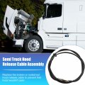X Autohaux Truck Hood Release Cable For Volvo Vn 2004 Vnl Vnm 2005-2018 82601061 20490444 Semi Restraint Stainless Rod