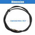 X Autohaux Truck Hood Release Cable For Volvo Vn 2004 Vnl Vnm 2005-2018 82601061 20490444 Semi Restraint Stainless Rod