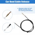 X Autohaux Truck Hood Release Cable For Volvo Vn 2004 Vnl Vnm 2005-2018 82601061 20490444 Semi Restraint Stainless Rod
