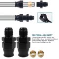 2pcs 5 16 Tube To 6an Male Hardline Fuel Line Adapter Fitting
