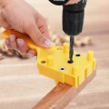 Handheld Woodworking Dowel Jig Wood Drilling Guide With 3 Drill Bits 6mm 8mm 10mm Tools