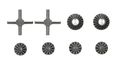 Tamiya 51460 Gear Diff Unit Bevel Set Ta06 2 