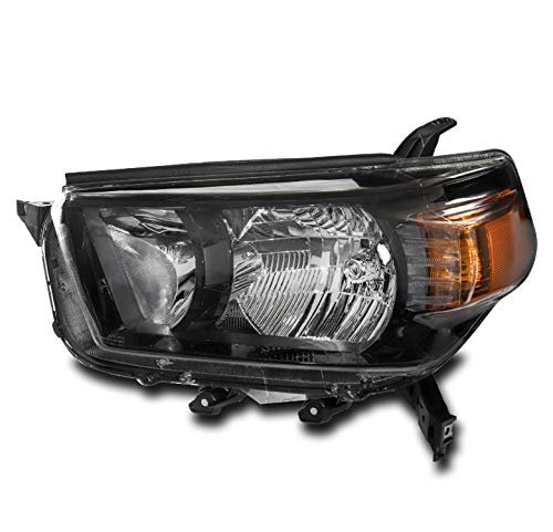 Headlight Headlamp Lamp Black Driver Side For 2010-2013 Toyota 4runner