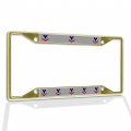 Fastasticdeals Metal Insert License Plate Frame 3rd Class Petty Officer Weatherproof Car Accessories Gold 4 Holes Solid 