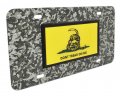 Dont Tread On Me Flag Urban Camo License Plate