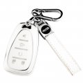 Xiyang Trade For Chevy Key Fob Cover Withchain Soft Tpu Key Case Shell Full Protection Chevrolet 2016-2021 Equinox Malibu 