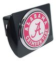 University Of Alabama Crimson Tide Seal Metal Trailer Hitch Cover Black And Chrome For 2 In Auto Car Truck Receiver 