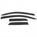 Window Visor For 2007-2021 Toyota Tundra Double Cab Slim Style Acrylic Smoke Tinted Sun Rain Shade Guard Wind Vent By Ikon 