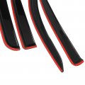 Window Visors For 2007 To 2021 Toyota Tundra Double Cab Slim Style Smoke Tinted Acrylic Sun Rain Guards 4 Piece Set