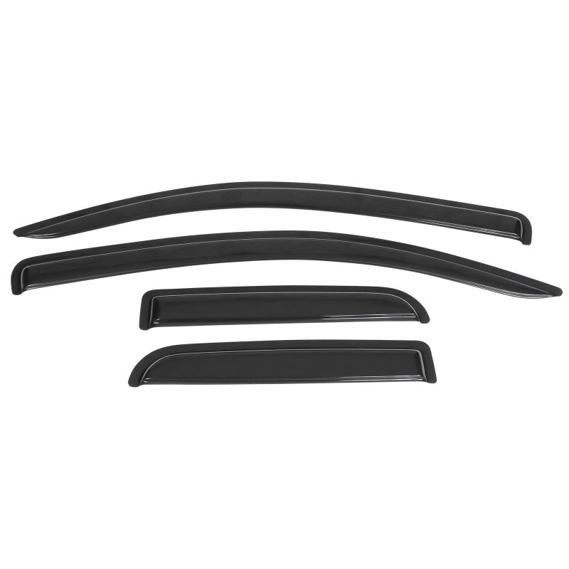 Window Visors For 2007 To 2021 Toyota Tundra Double Cab Slim Style Smoke Tinted Acrylic Sun Rain Guards 4 Piece Set