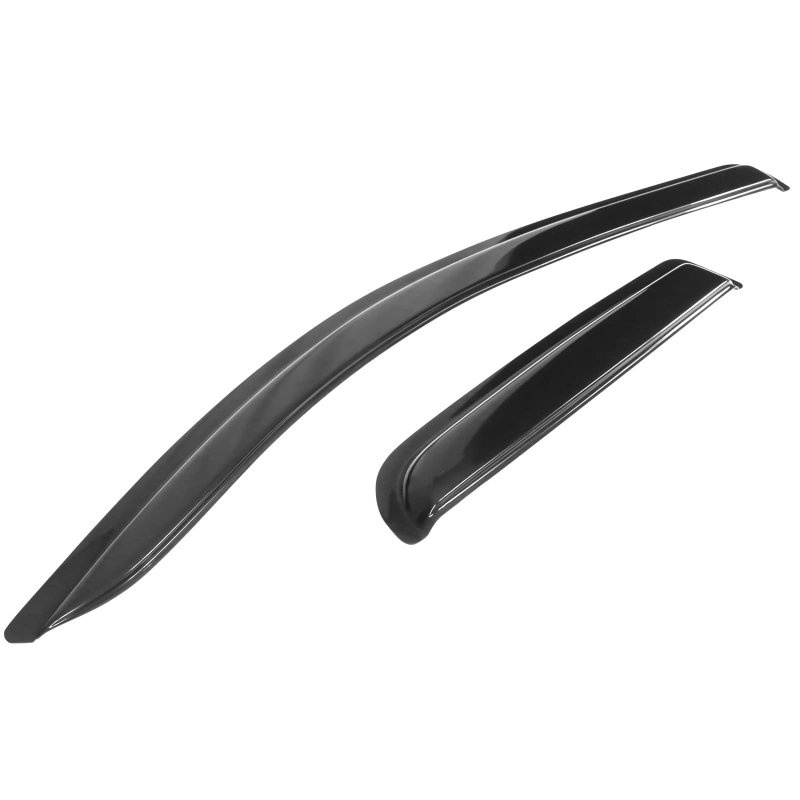 Window Visors For 2007 To 2021 Toyota Tundra Double Cab Slim Style Smoke Tinted Acrylic Sun Rain Guards 4 Piece Set