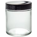 Clear Thick Glass Straight Sided Jar 4 Oz 120 Ml 3 Pack Spatulas And Labels 