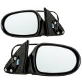 Power Door Mirror Pair For Nissan Sentra 1995 1996 1997 1998 1999 Driver And Passenger Side Non Heated Gloss Paint To Match Plx 