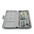 40pcs Socket Wrench Set Multifunctional Combination For Motorcycle And Automobile Repair Steel Construction Complete With A