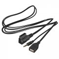 Audio Ami Usb 3 5mm Aux Cable Adapter Mmi Music Interface Cord Charger For S5 Q5 Q7 A3 A4l A5 A1 1pc 1 Pc 