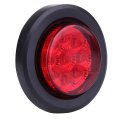 4 Pack 2 In 9 Led Clearance Side Marker Lights Red Lens Waterproof Surface Mount Trailer For Freightliner International 