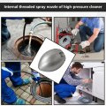 3 8 In Internal Thread Pressure Washer Nozzle Steel Drain Sewer Jetter Kit High Cleaning Pipe Spray For Drains And Pipes