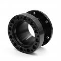 Uxcell Black Aluminium Alloy 51mm Height Automotive Steering Wheel Hub Adapter Spacer