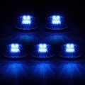Auto Dynasty For Ram 1500 2500 3500 Br Black Blue Led Cab Roof Top Lights Chrome 3rd Brake Cargo Reverse Light 5 Pieces 
