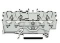 Wago 2004-1401 Terminal Block Din Rail 4pos 20-10awg 