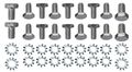 Trans-dapt 9271 Chrome Oil Pan Bolts 