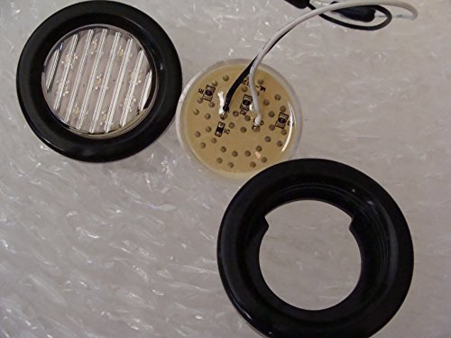 White Round 9 Led Custom Reverse Backup Lights 2 In Flush Mount Waterproof Rear For Cars Volt 2 Pack