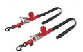Powertye 1 2in Fat Straps With Soft-tye And Secure Hooks Red 30571-st 