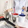 2pcs Paint Shaker Helix Mixer Hand Blender Electric Tool Kit Drill Heavy Duty Mud Attachments Cement Mixing Paddle High-carbon