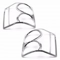 Sizver Chrome Tail Light Surround Trim Overlay For 2002-2010 Range Rover Not Glass Nor Plastic Lens 