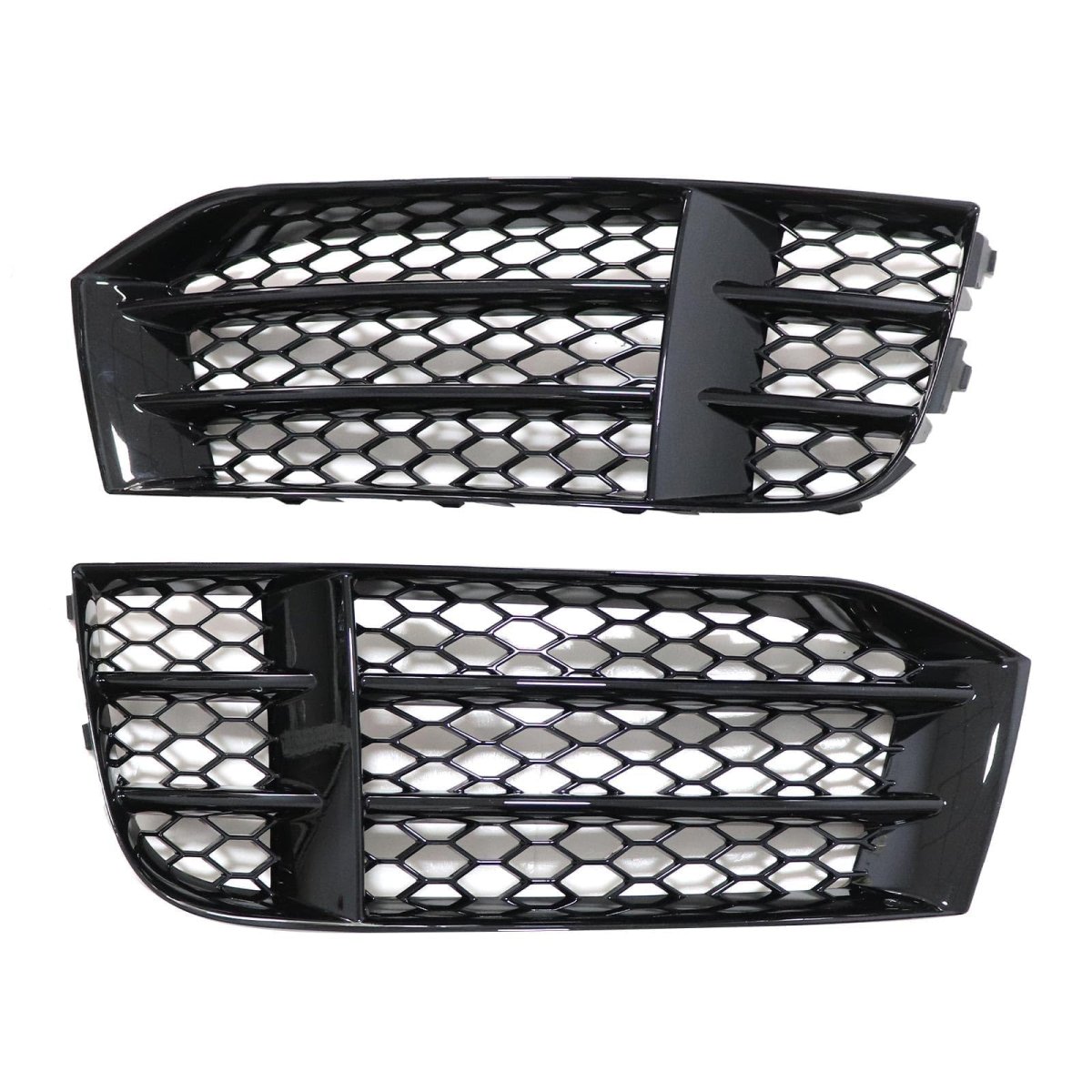 2pcs Fog Light Cover Grill Front Bumper Lower Grille For Audi Rs5 2010 2016 Replace 8t0807681f 8t0807682f