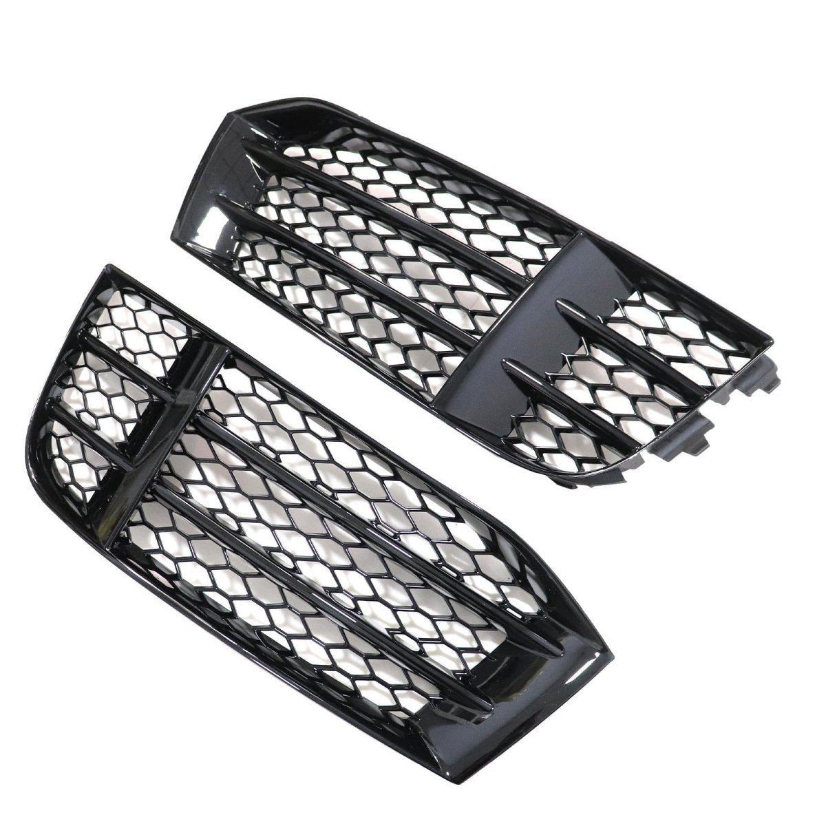 2pcs Fog Light Cover Grill Front Bumper Lower Grille For Audi Rs5 2010 2016 Replace 8t0807681f 8t0807682f