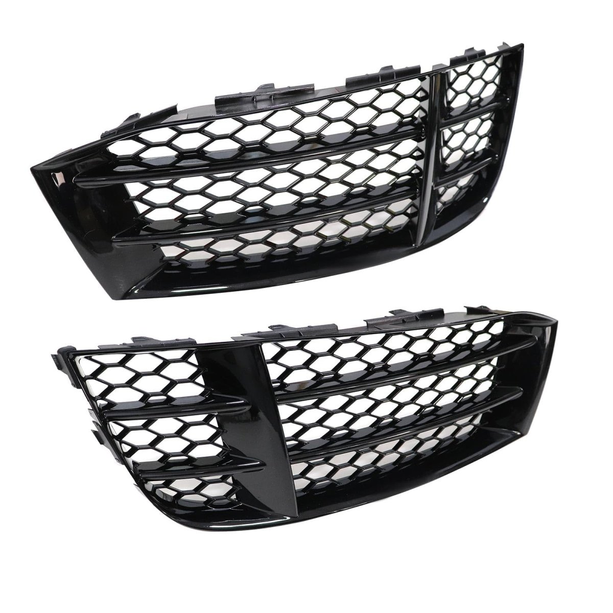 2pcs Fog Light Cover Grill Front Bumper Lower Grille For Audi Rs5 2010 2016 Replace 8t0807681f 8t0807682f