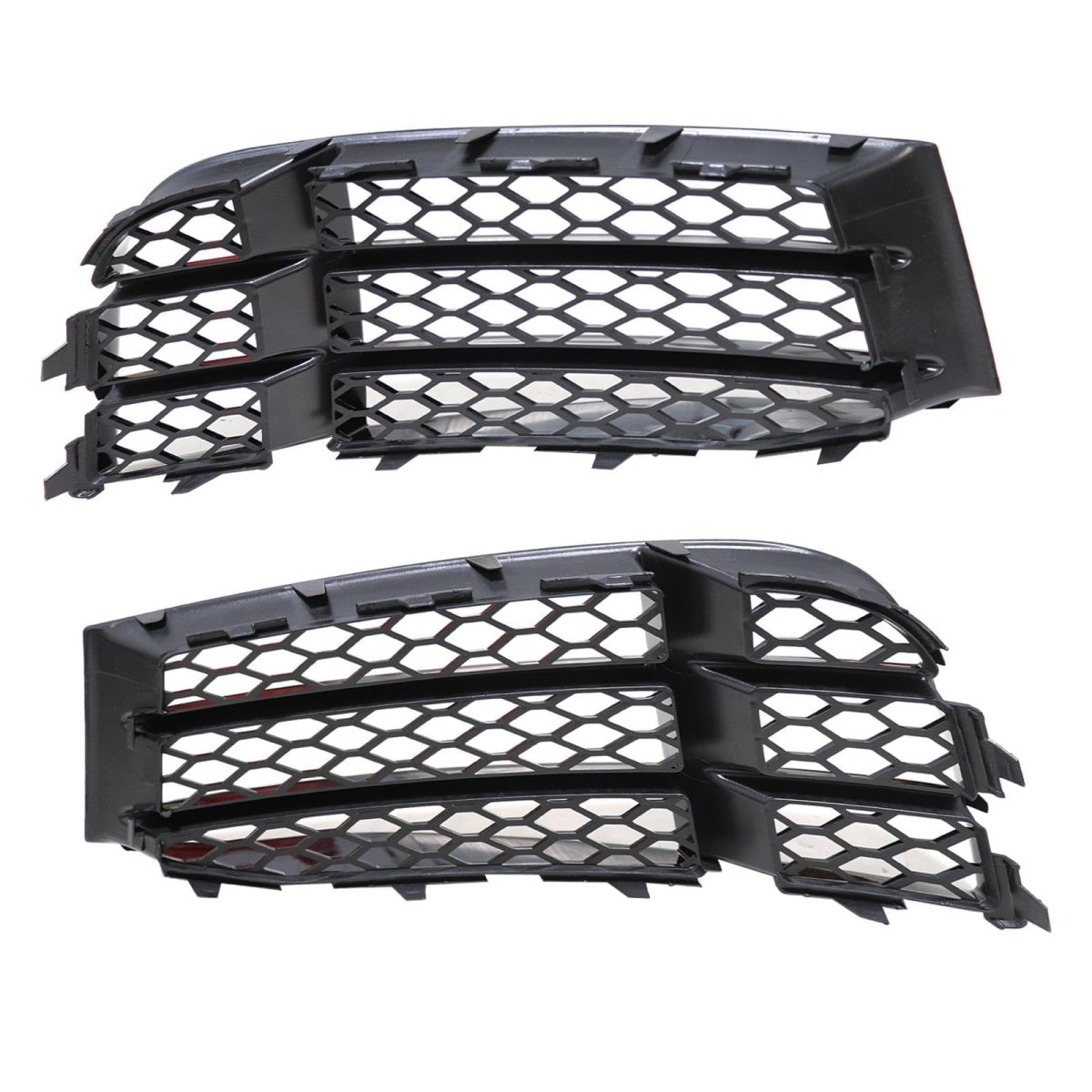 2pcs Fog Light Cover Grill Front Bumper Lower Grille For Audi Rs5 2010 2016 Replace 8t0807681f 8t0807682f