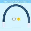 1 2 Swimming Pool Filter Hose For Above Grounds Pool Vacuums With Clamp 3ft 6ft Set