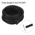 Silicone Foam Seal Strip 6mm 0 24 Dia 5 Meters 18 04 Ft Long Sponge Rubber Weather Round Cord Solid For Diy Warehouse Pads